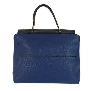 Furla shoulder blue black leather bag Artesia handbag